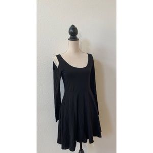 Urban Outfitters NWT black cold shoulder dress